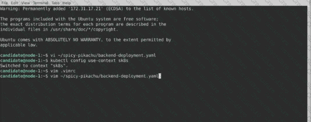 CKAD question answer